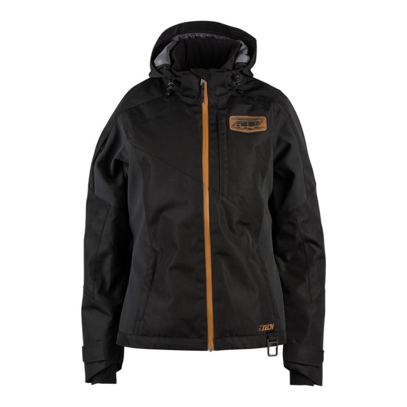 womens range insulated jacket BlackGum.01