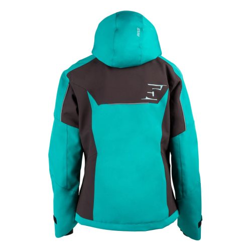 womens range insulated jacket EmeraldwithMint.02