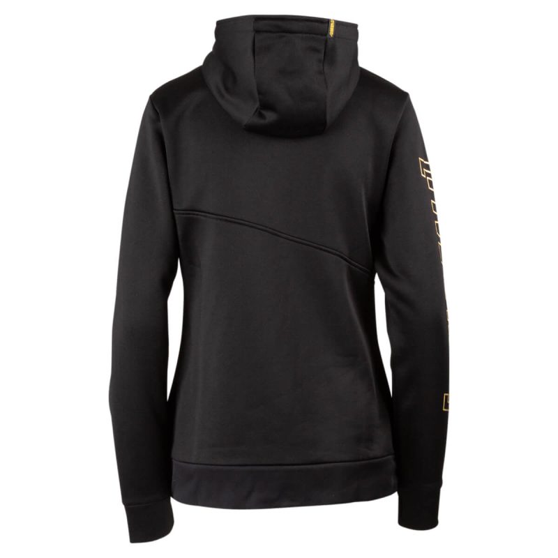 womens sector quarter zip hoodie Black.02