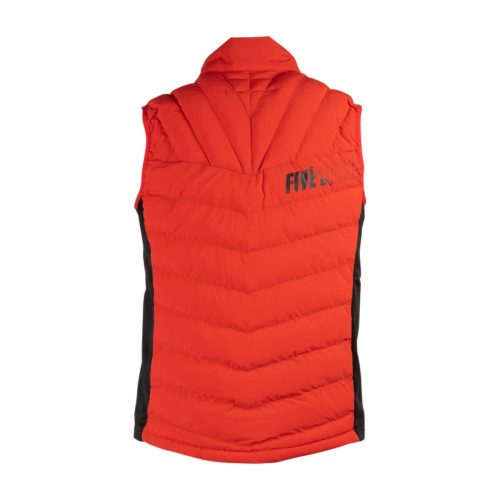 womens syn down hybrid vest ApexRed.02