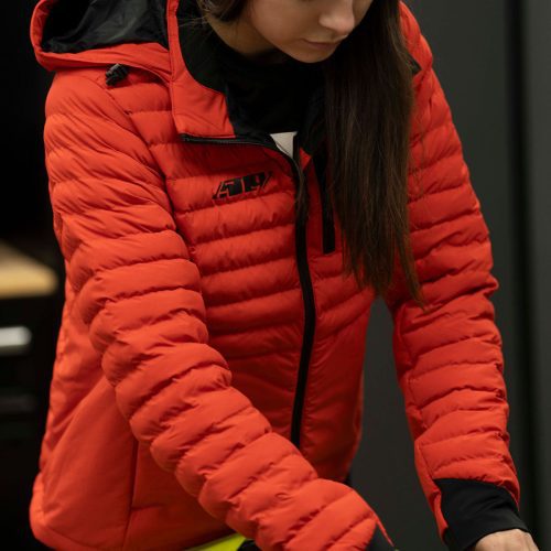 womens syn down insulated jacket ApexRed.03