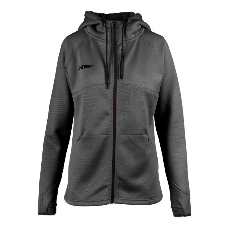 womens tech zip hoodie Black.01