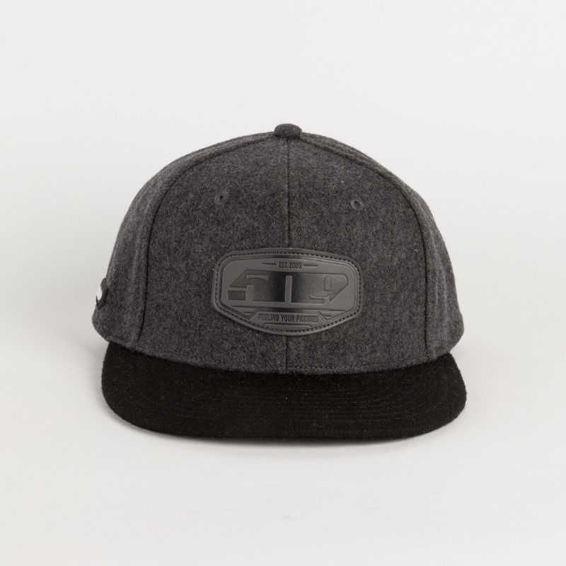 woolly mammoth snapback hat Graphite.04