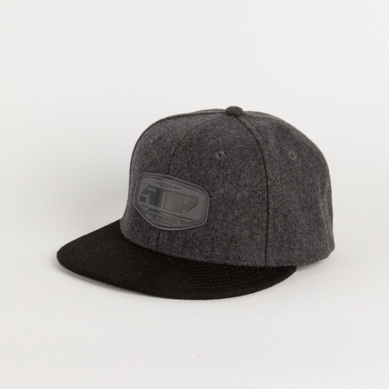 woolly mammoth snapback hat Graphite.05