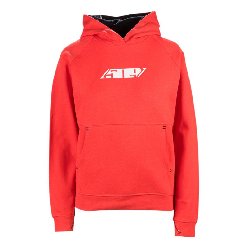 youth legacy pullover hoodie Red.01